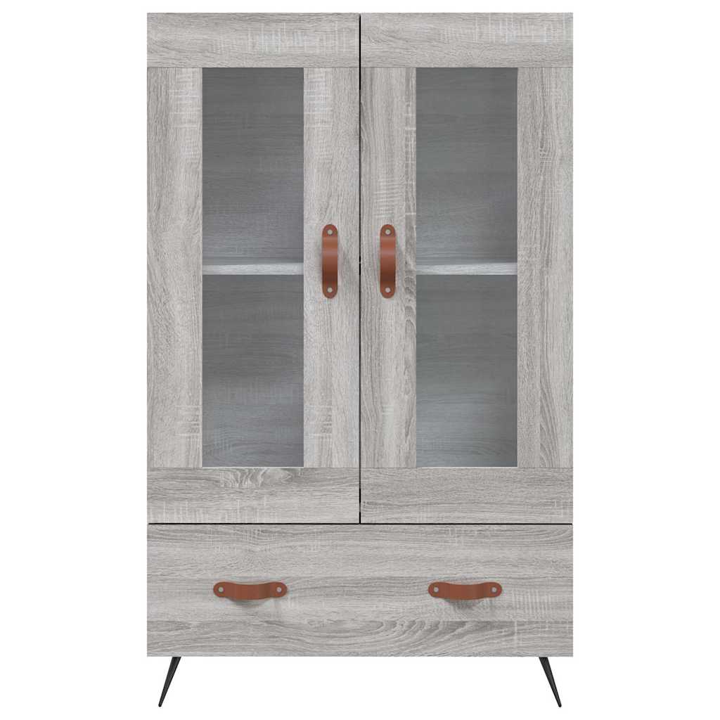 Highboard Grey Sonoma 69,5x31x115 cm Engineered Wood