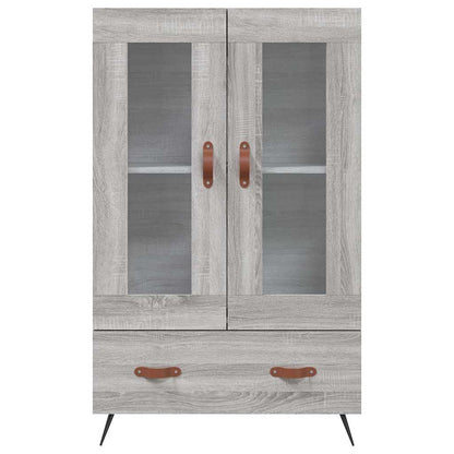 Highboard Grey Sonoma 69,5x31x115 cm Engineered Wood