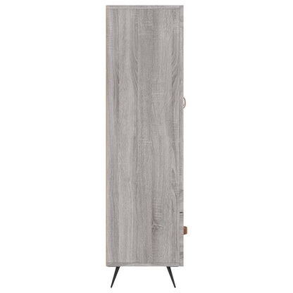 Highboard Grey Sonoma 69.5x31x115 cm Engineered Wood