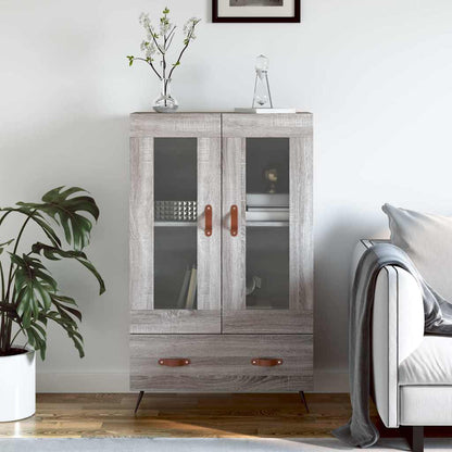 Highboard Grey Sonoma 69,5x31x115 cm Engineered Wood