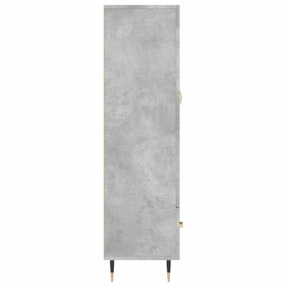 Highboard Concrete Grey 69,5x31x115 cm Engineered Wood