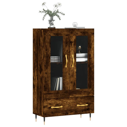 Highboard Smoked Oak 69,5x31x115 cm Engineered Wood