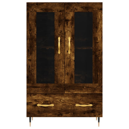 Highboard Smoked Oak 69,5x31x115 cm Engineered Wood