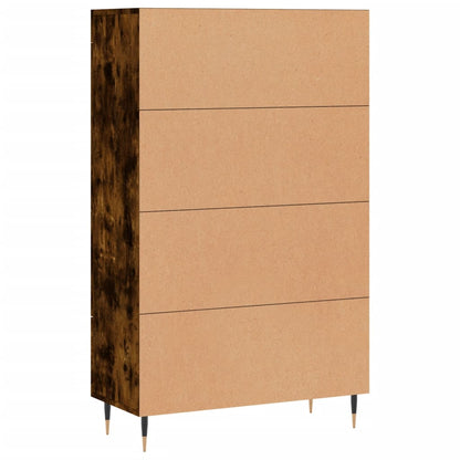 Highboard Smoked Oak 69,5x31x115 cm Engineered Wood