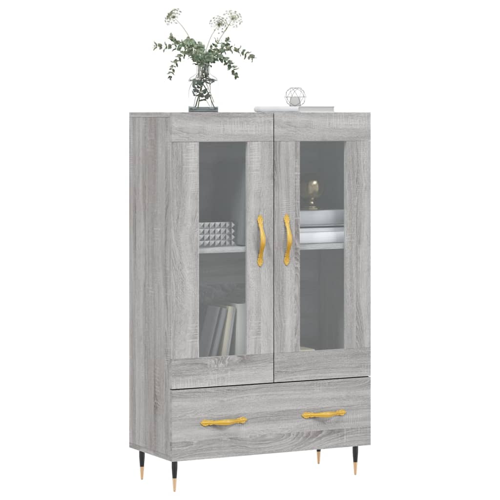 Highboard Grey Sonoma 69,5x31x115 cm Engineered Wood