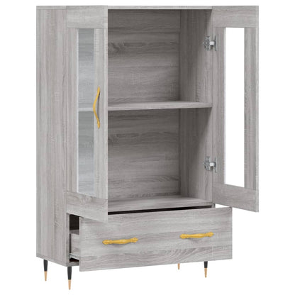 Highboard Grey Sonoma 69,5x31x115 cm Engineered Wood