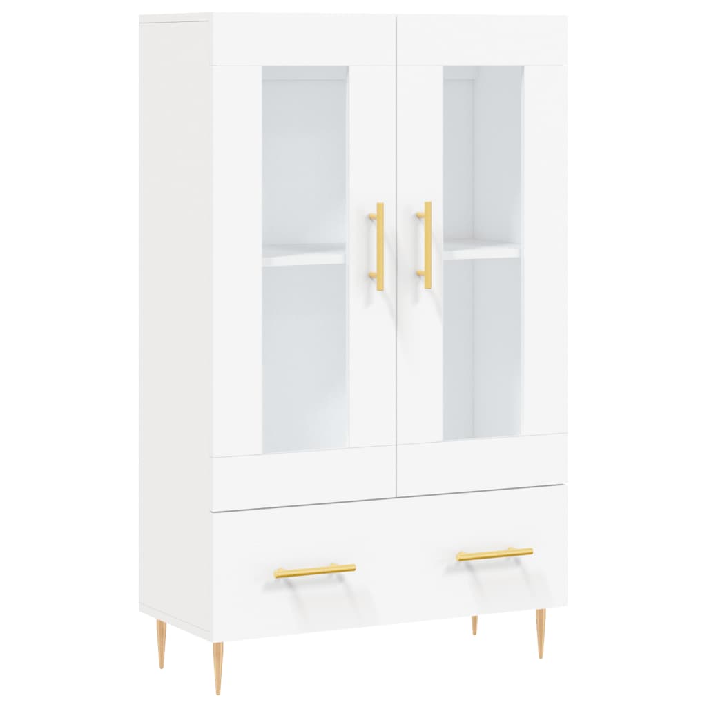 Highboard White 69.5x31x115 cm Engineered Wood