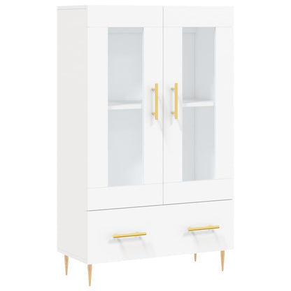 Highboard White 69.5x31x115 cm Engineered Wood