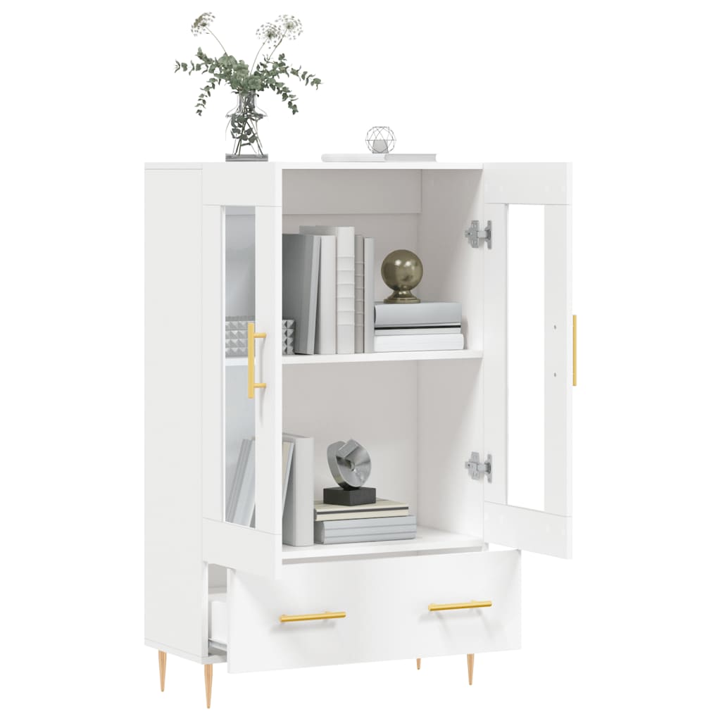 Highboard White 69,5x31x115 cm Engineered Wood
