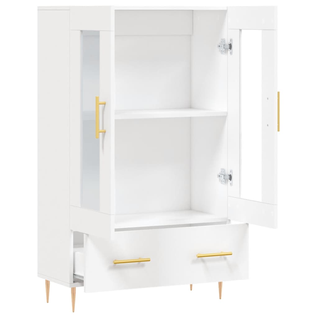 Highboard White 69,5x31x115 cm Engineered Wood