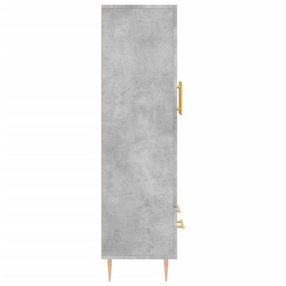 Highboard Concrete Grey 69,5x31x115 cm Engineered Wood