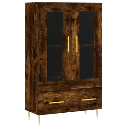 Highboard Smoked Oak 69,5x31x115 cm Engineered Wood