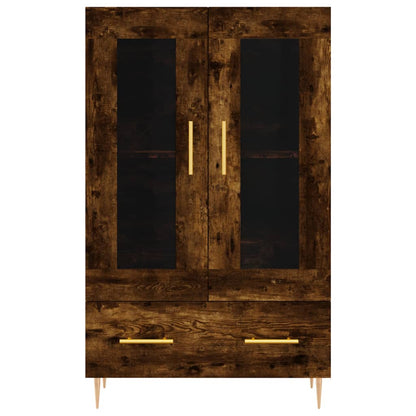 Highboard Smoked Oak 69,5x31x115 cm Engineered Wood