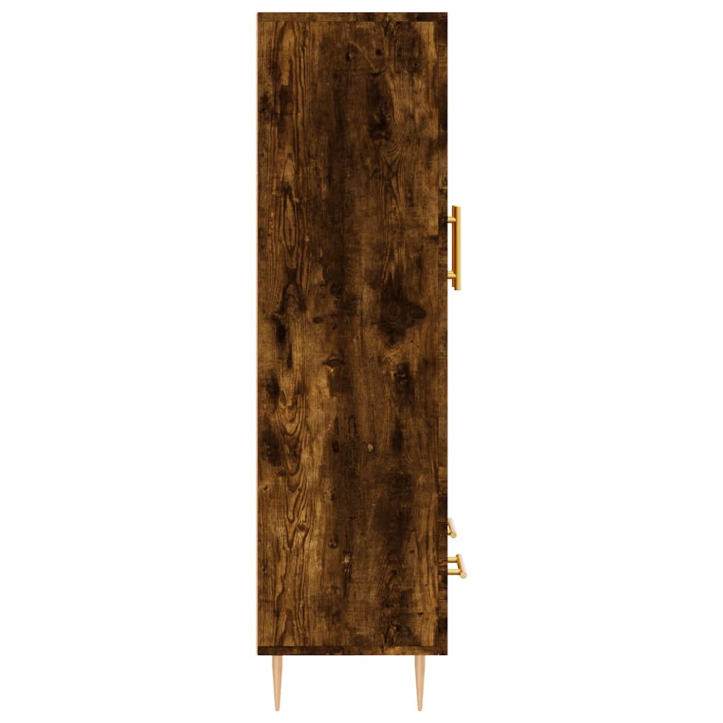 Highboard Smoked Oak 69,5x31x115 cm Engineered Wood