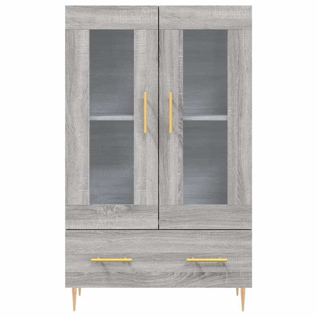 Highboard Grey Sonoma 69,5x31x115 cm Engineered Wood