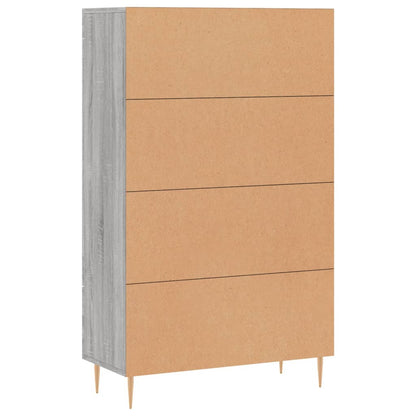 Highboard Grey Sonoma 69,5x31x115 cm Engineered Wood