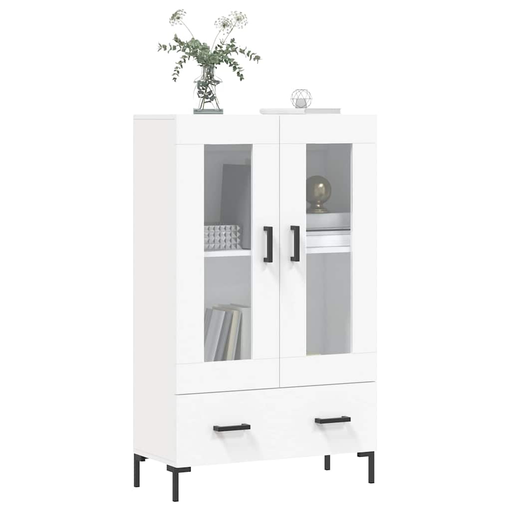 Highboard White 69,5x31x115 cm Engineered Wood