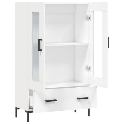 Highboard White 69.5x31x115 cm Engineered Wood