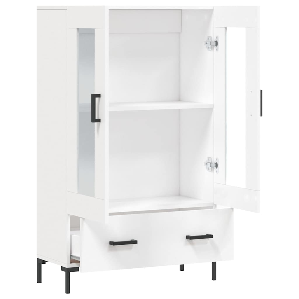 Highboard White 69,5x31x115 cm Engineered Wood