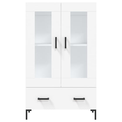 Highboard White 69.5x31x115 cm Engineered Wood