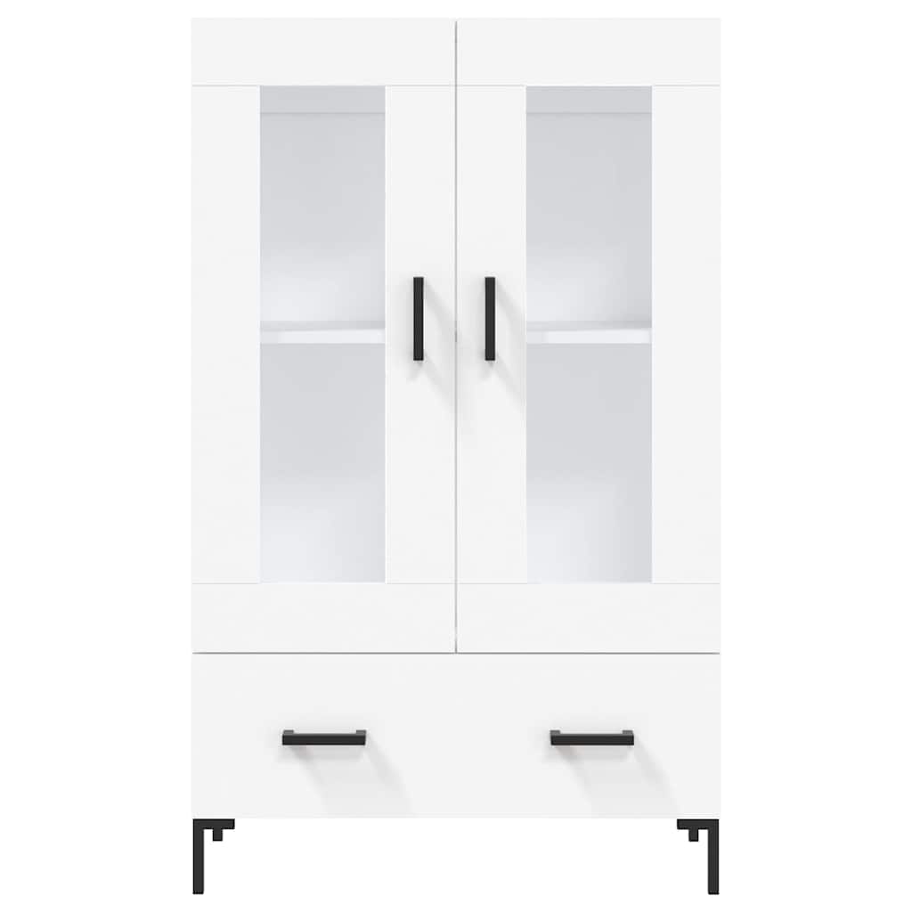 Highboard White 69,5x31x115 cm Engineered Wood
