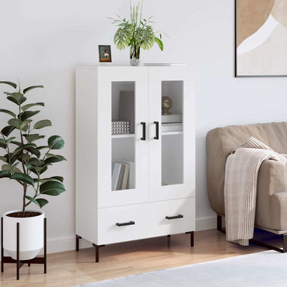 Highboard White 69,5x31x115 cm Engineered Wood