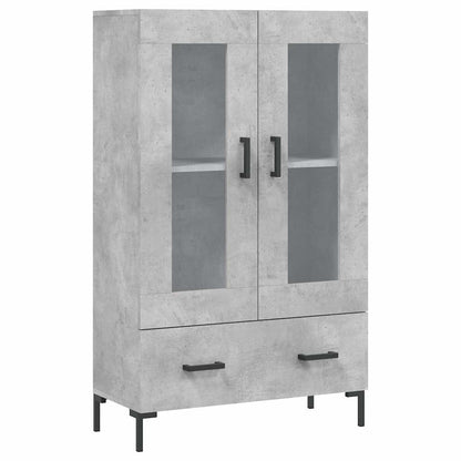 Highboard Concrete Grey 69,5x31x115 cm Engineered Wood