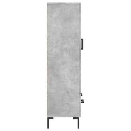 Highboard Concrete Grey 69,5x31x115 cm Engineered Wood