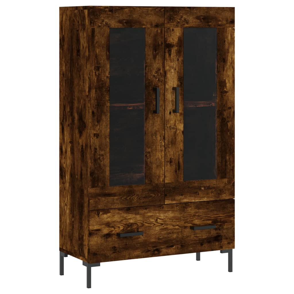 Highboard Smoked Oak 69,5x31x115 cm Engineered Wood