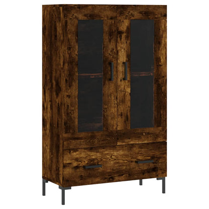 Highboard Smoked Oak 69,5x31x115 cm Engineered Wood