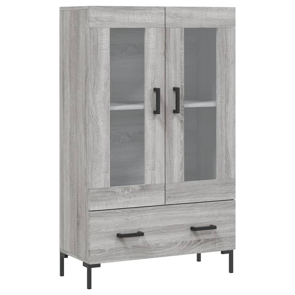Highboard Grey Sonoma 69,5x31x115 cm Engineered Wood