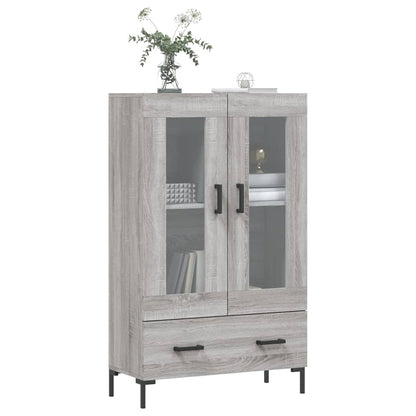 Highboard Grey Sonoma 69.5x31x115 cm Engineered Wood