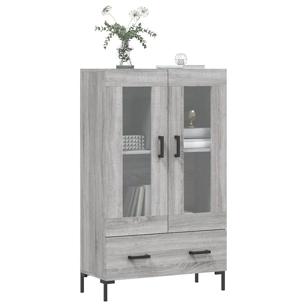 Highboard Grey Sonoma 69,5x31x115 cm Engineered Wood