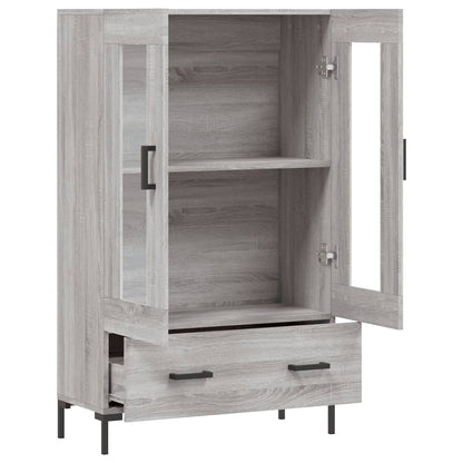 Highboard Grey Sonoma 69,5x31x115 cm Engineered Wood
