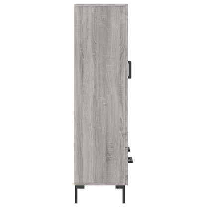 Highboard Grey Sonoma 69,5x31x115 cm Engineered Wood