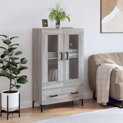 Highboard Grey Sonoma 69,5x31x115 cm Engineered Wood