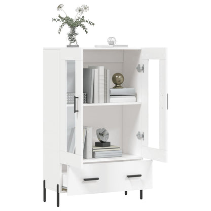 Highboard White 69,5x31x115 cm Engineered Wood