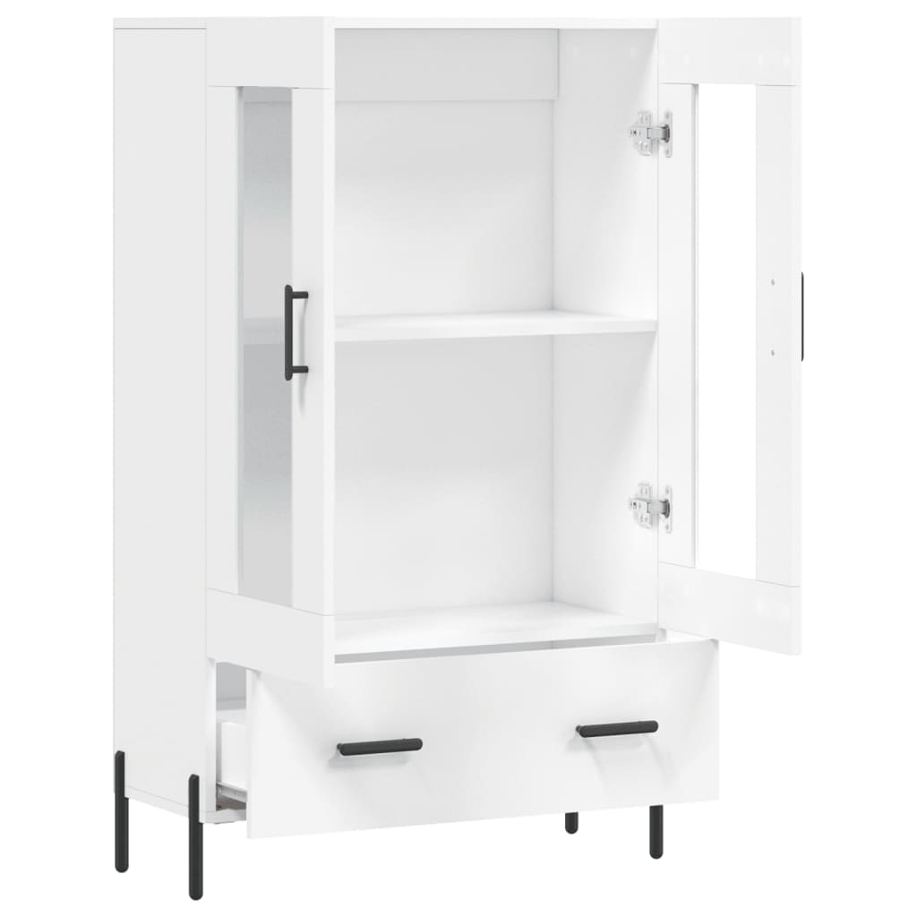 Highboard White 69,5x31x115 cm Engineered Wood