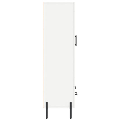 Highboard White 69,5x31x115 cm Engineered Wood