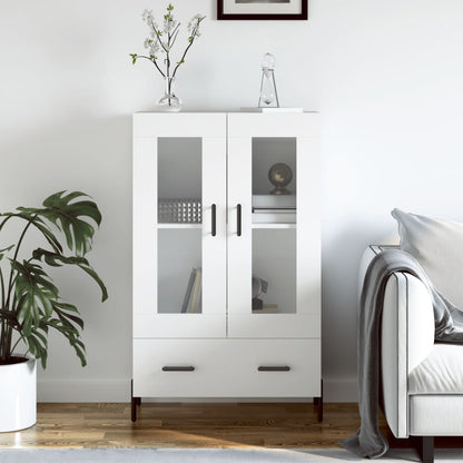 Highboard White 69,5x31x115 cm Engineered Wood