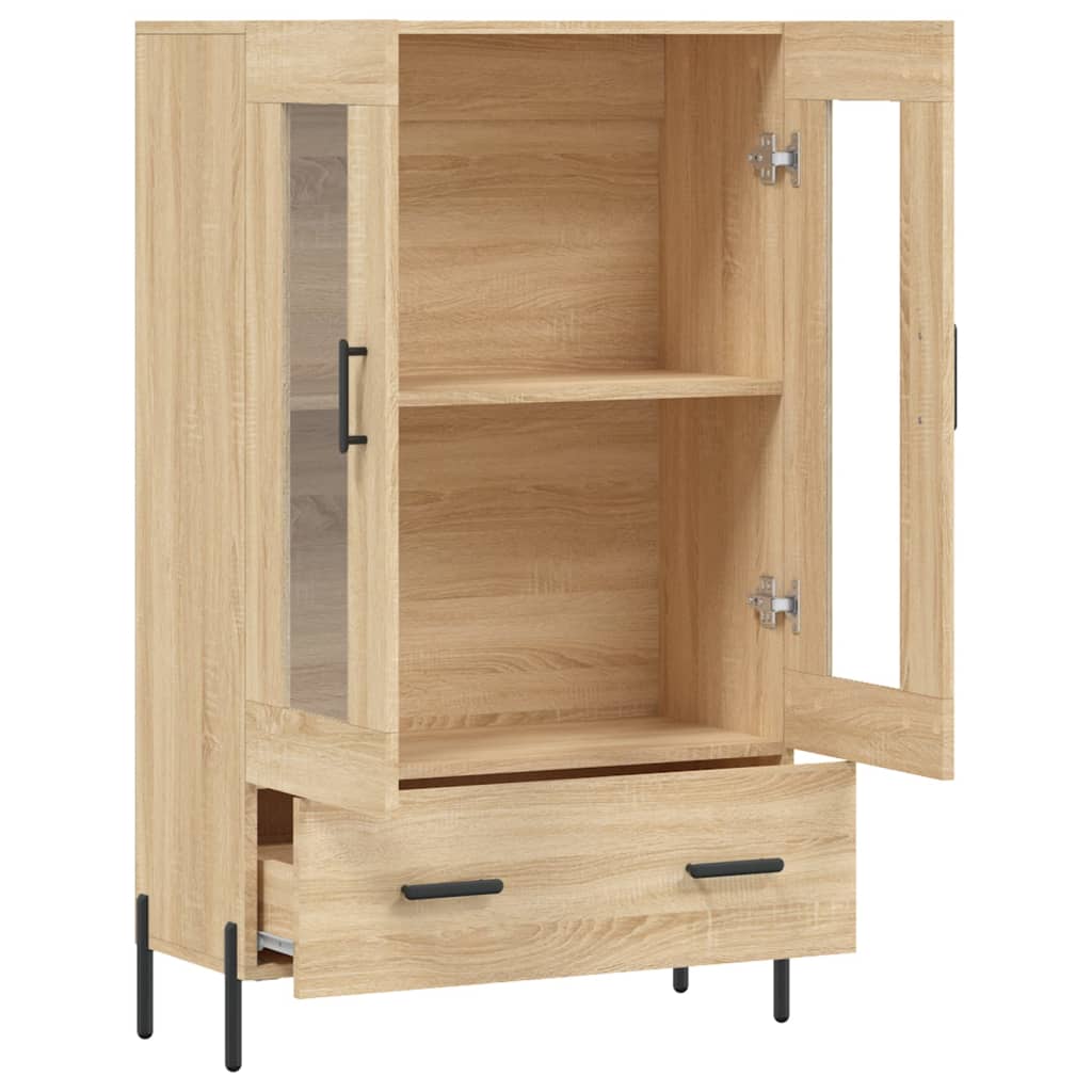 Highboard Sonoma Oak 69.5x31x115 cm Engineered Wood