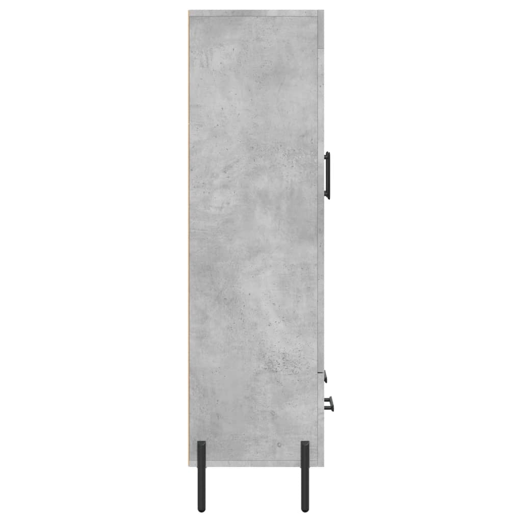 Highboard Concrete Grey 69,5x31x115 cm Engineered Wood