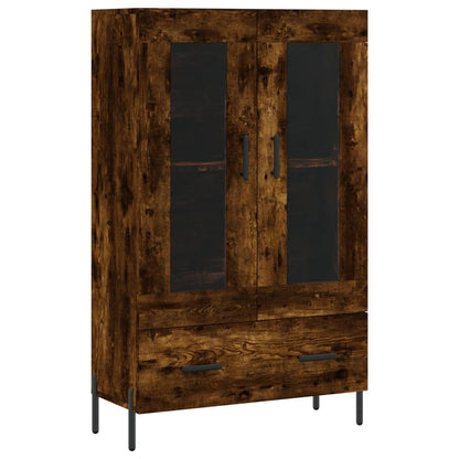 Highboard Smoked Oak 69,5x31x115 cm Engineered Wood
