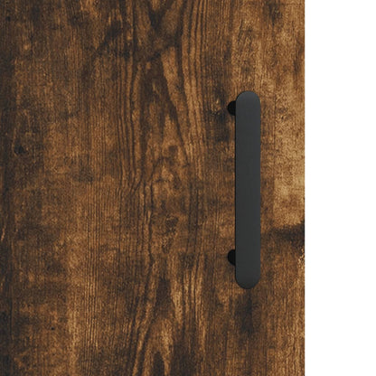 Highboard Smoked Oak 69,5x31x115 cm Engineered Wood