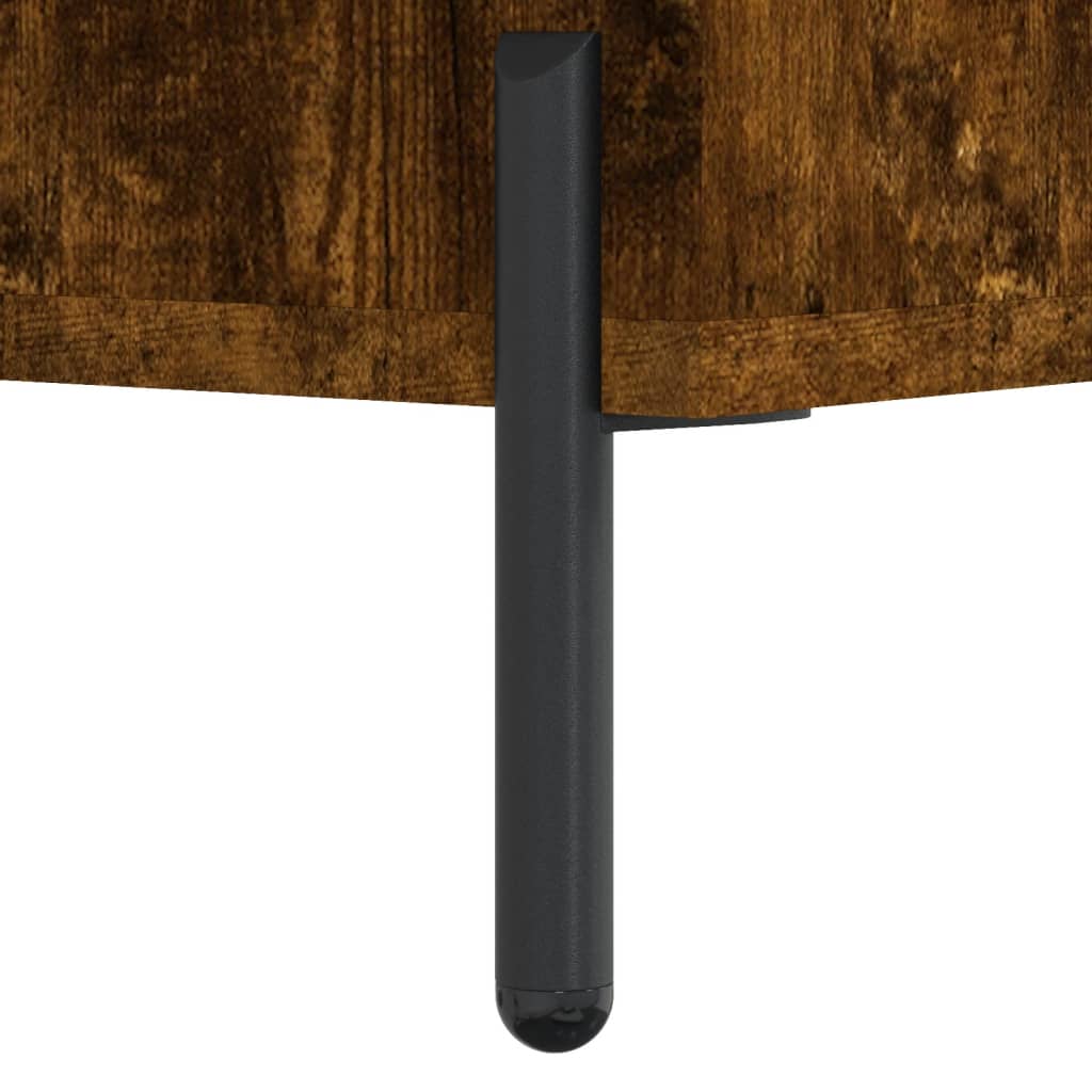 Highboard Smoked Oak 69,5x31x115 cm Engineered Wood