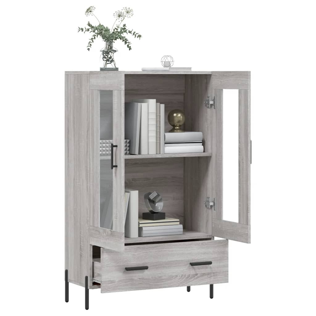 Highboard Grey Sonoma 69,5x31x115 cm Engineered Wood