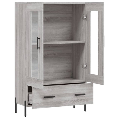 Highboard Grey Sonoma 69,5x31x115 cm Engineered Wood