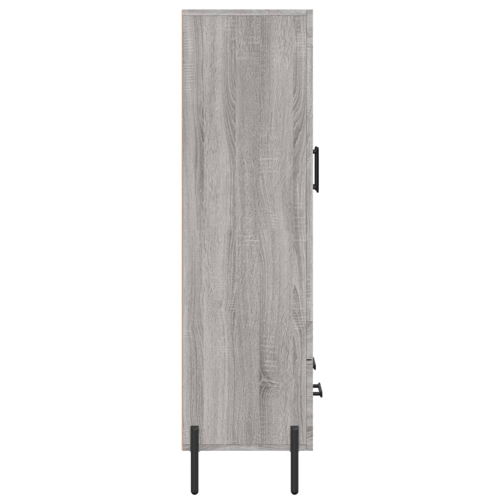 Highboard Grey Sonoma 69,5x31x115 cm Engineered Wood