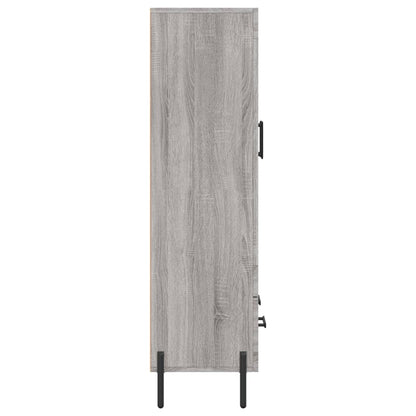 Highboard Grey Sonoma 69,5x31x115 cm Engineered Wood