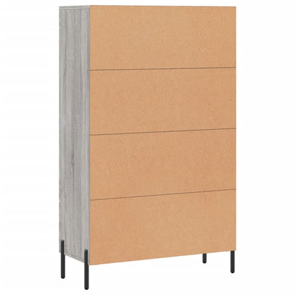 Highboard Grey Sonoma 69,5x31x115 cm Engineered Wood